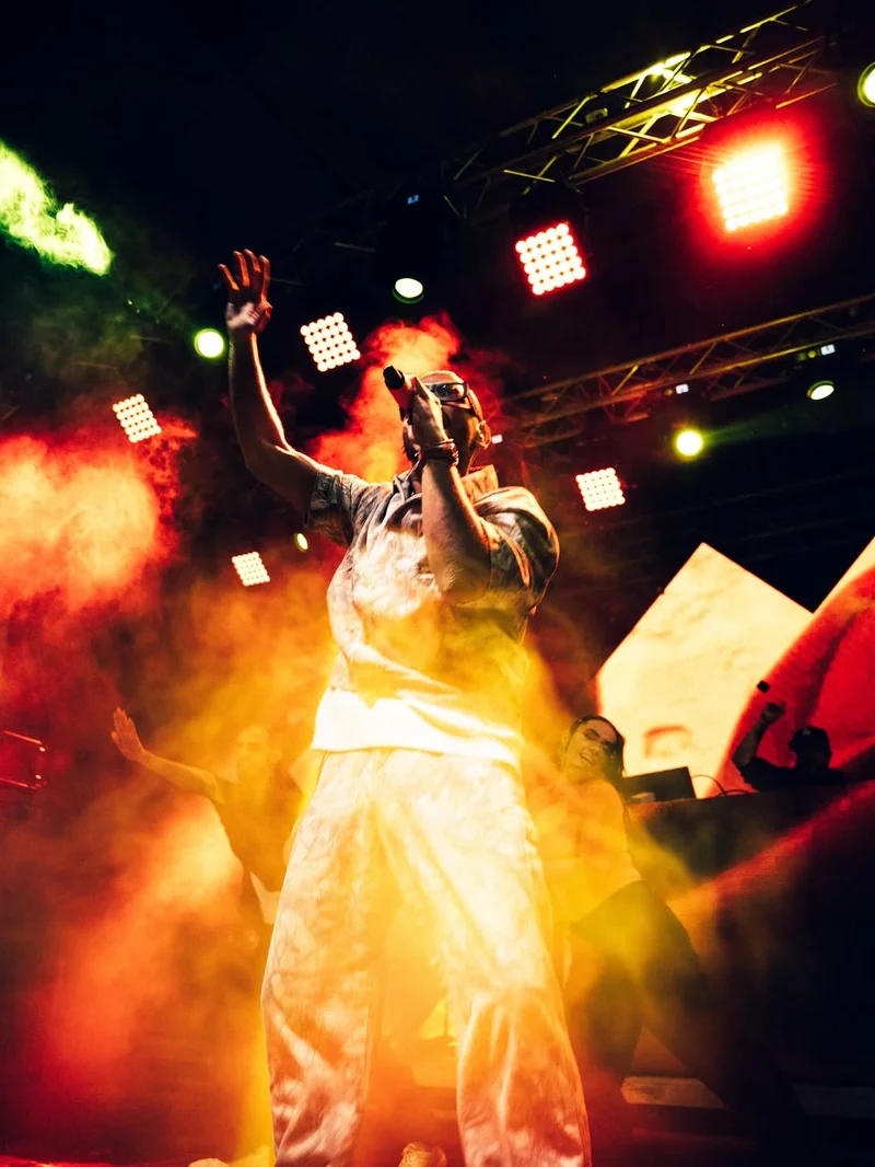 Fer Ariza con el público